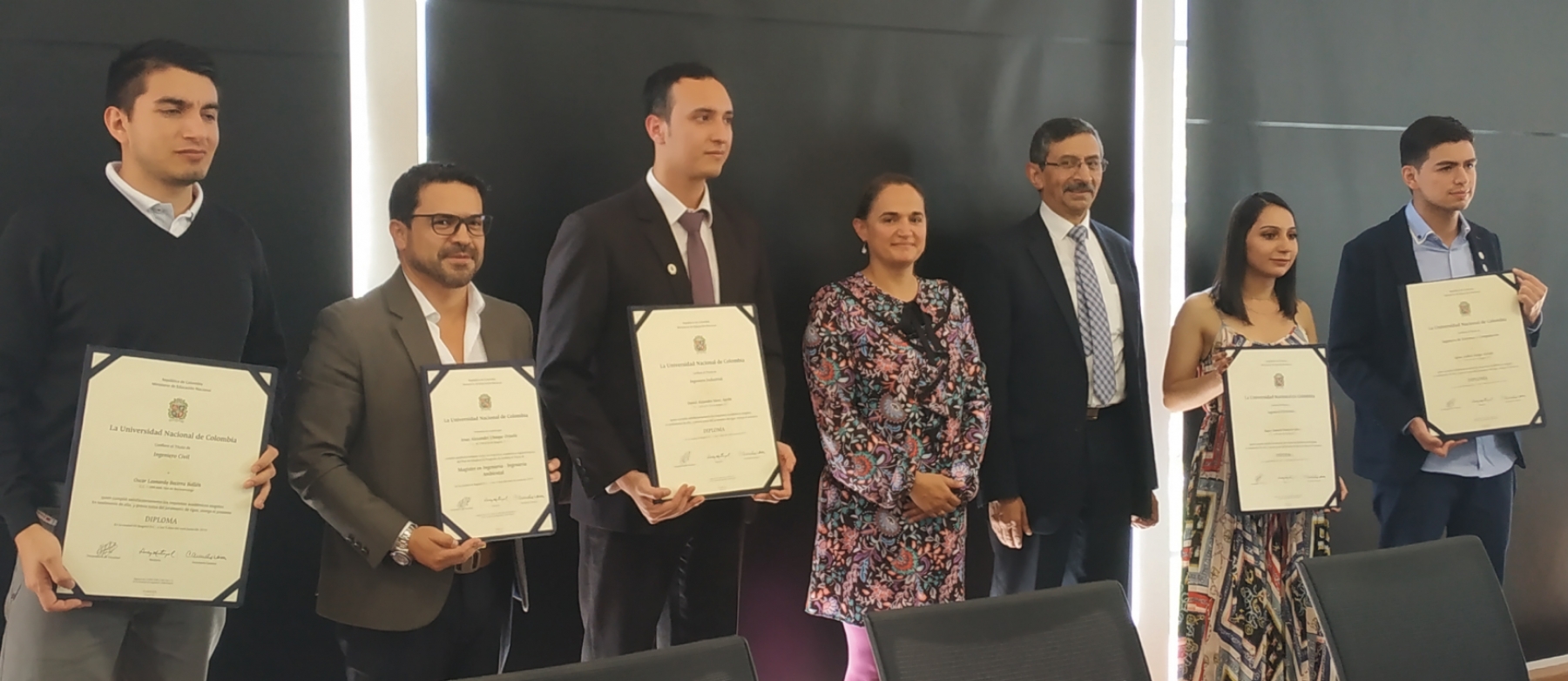 Se llevó a cabo la ceremonia de grados individuales en la Facultad de Ingeniería en la Universidad Nacional