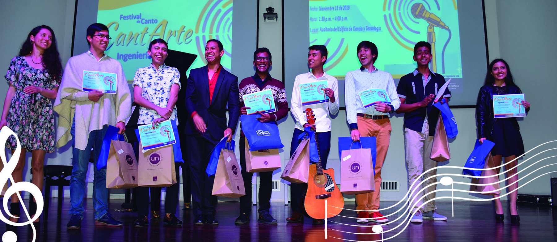 En el cumpleaños 158, la Facultad de Ingeniería a través del Área de Cultura de la Dirección de Bienestar realizó la primera versión del festival de canto « CANTARTE INGENIERÍA 2019» con la participación de la Caja de Compensación Familiar Cafam