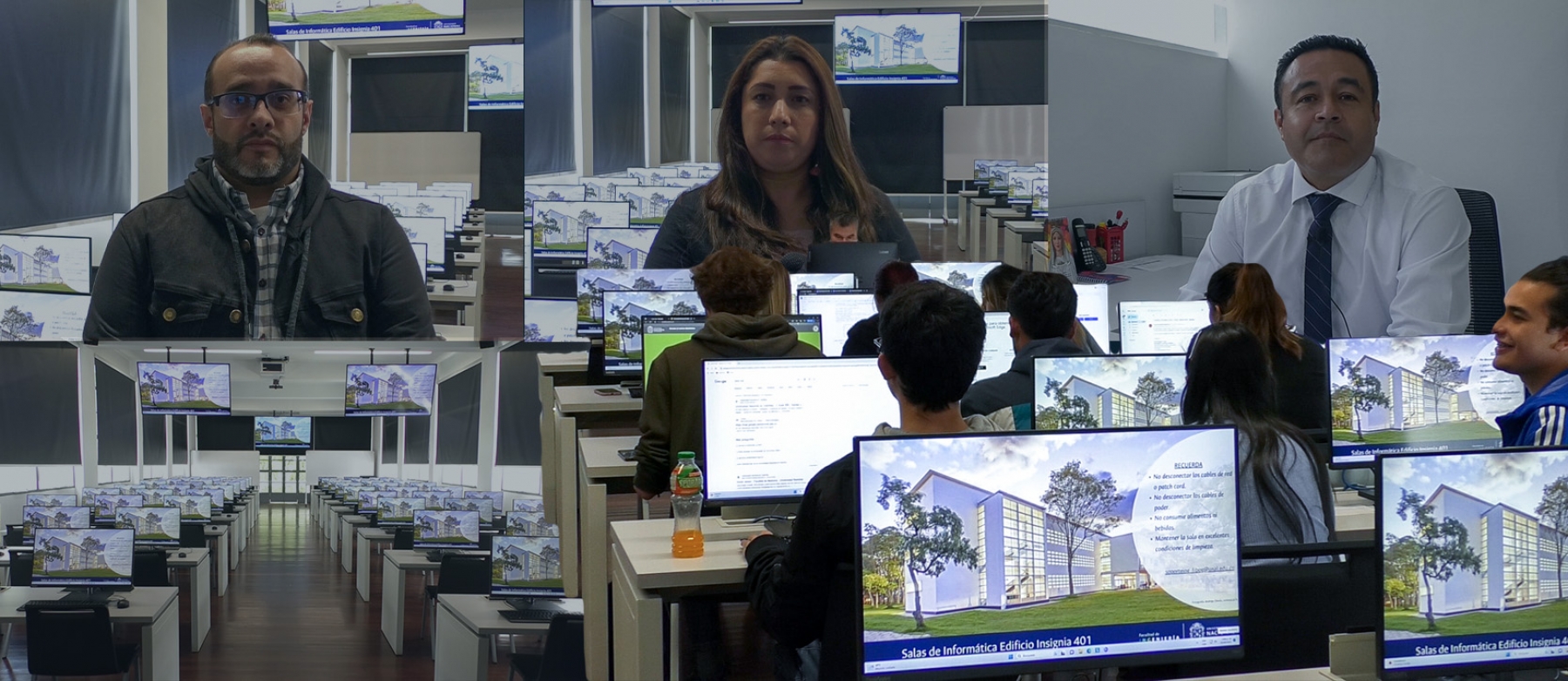 Salas de informática de la Facultad de Ingeniería fueron equipadas con nuevos equipos de cómputo.