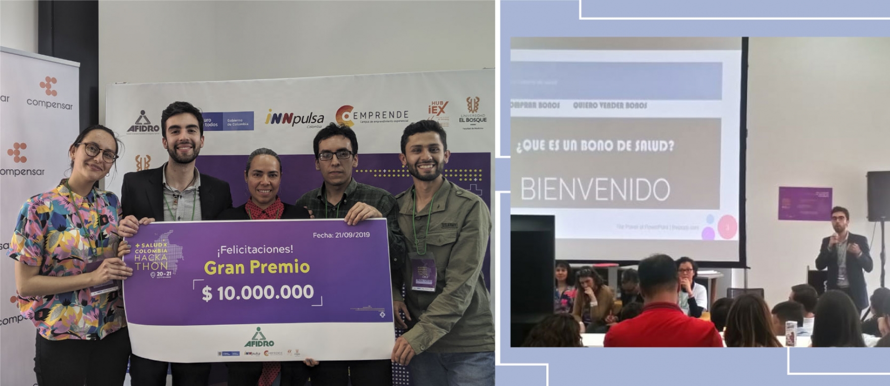 Equipo interdisciplinario de la Universidad Nacional de Colombia, la Fundación Universitaria de Ciencias de la Salud y la Universidad Libre, ganador de la primera Hackathon por la sostenibilidad del sistema de salud