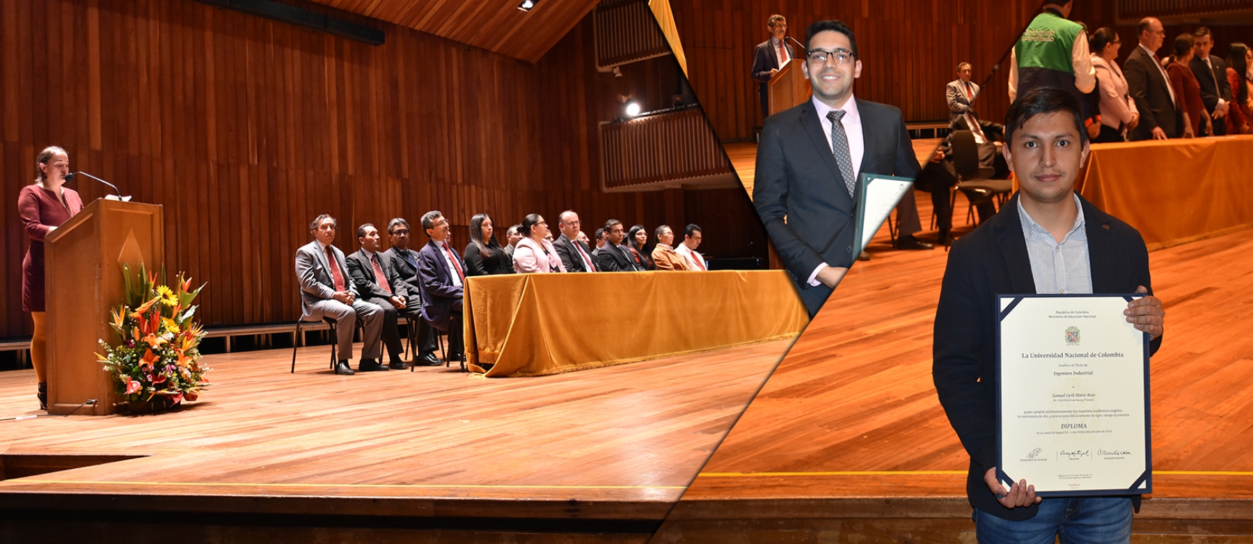 178 títulos entregados en la Facultad de Ingeniería de pregrado y posgrado, en la primera ceremonia del 2019